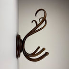 Antique Bentwood Wall Coat Rack by Thonet, Austria, 1920s