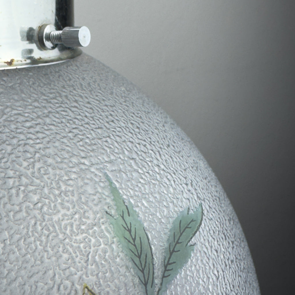 Vintage Pendant Light Flower, Italy 1960s