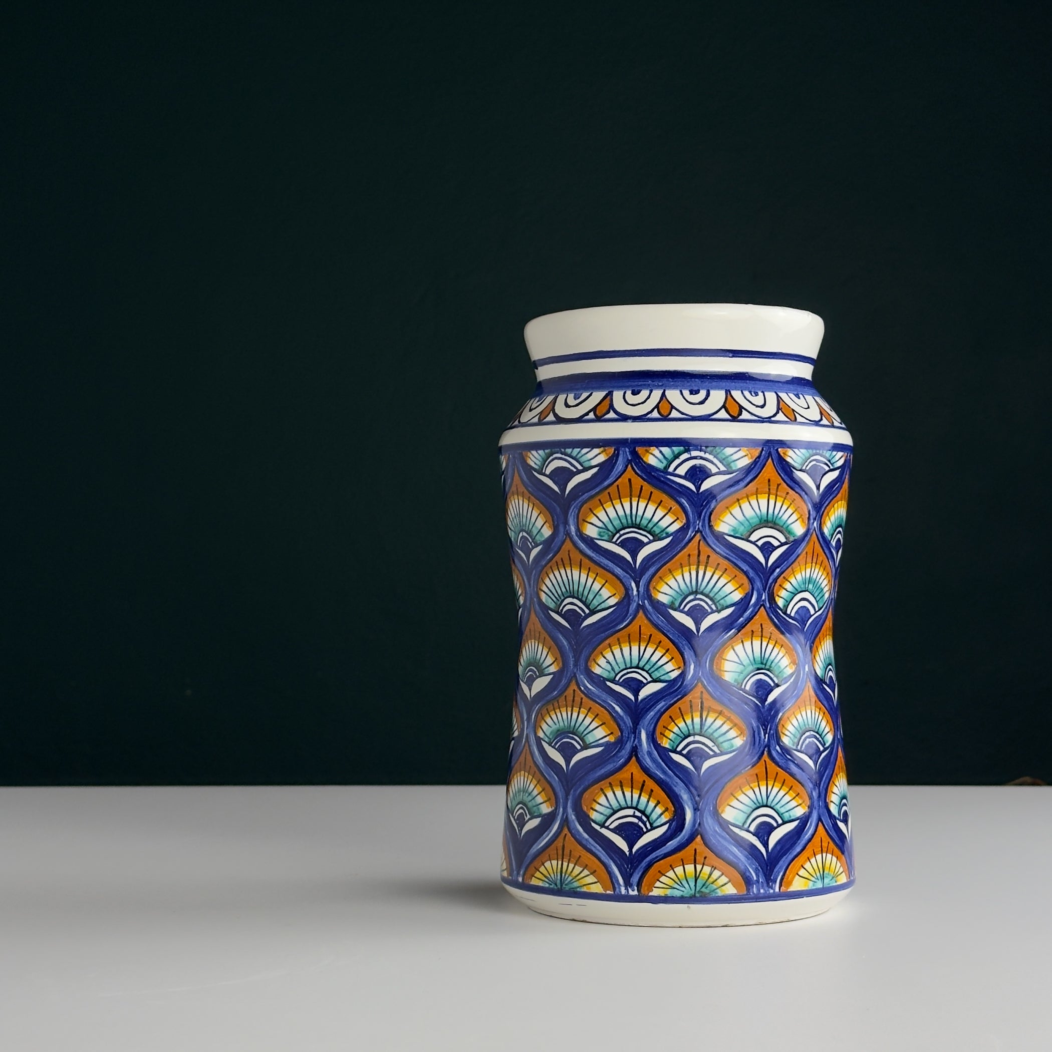 Vintage ceramic vase, Italy 1971