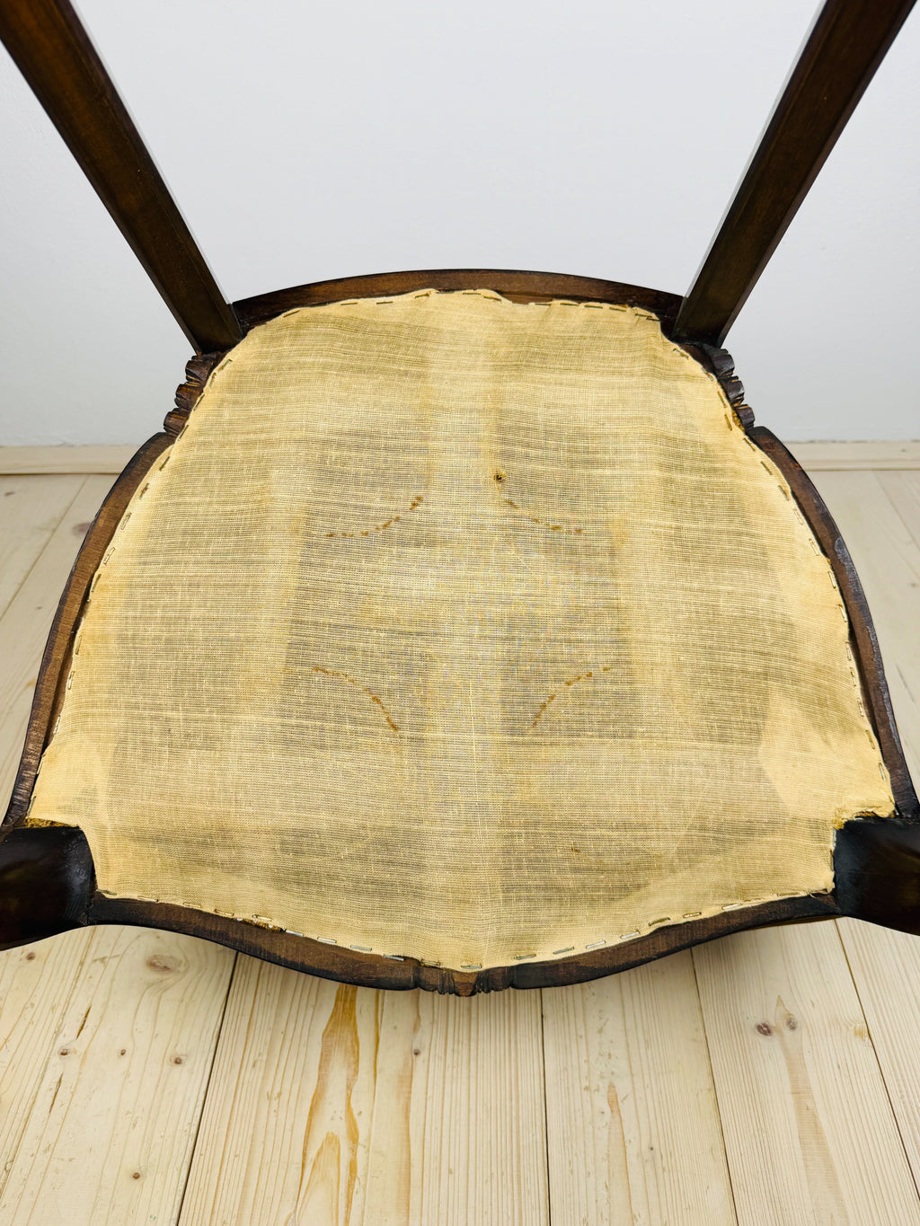 Vintage dining chair with arms, Italy 1950s