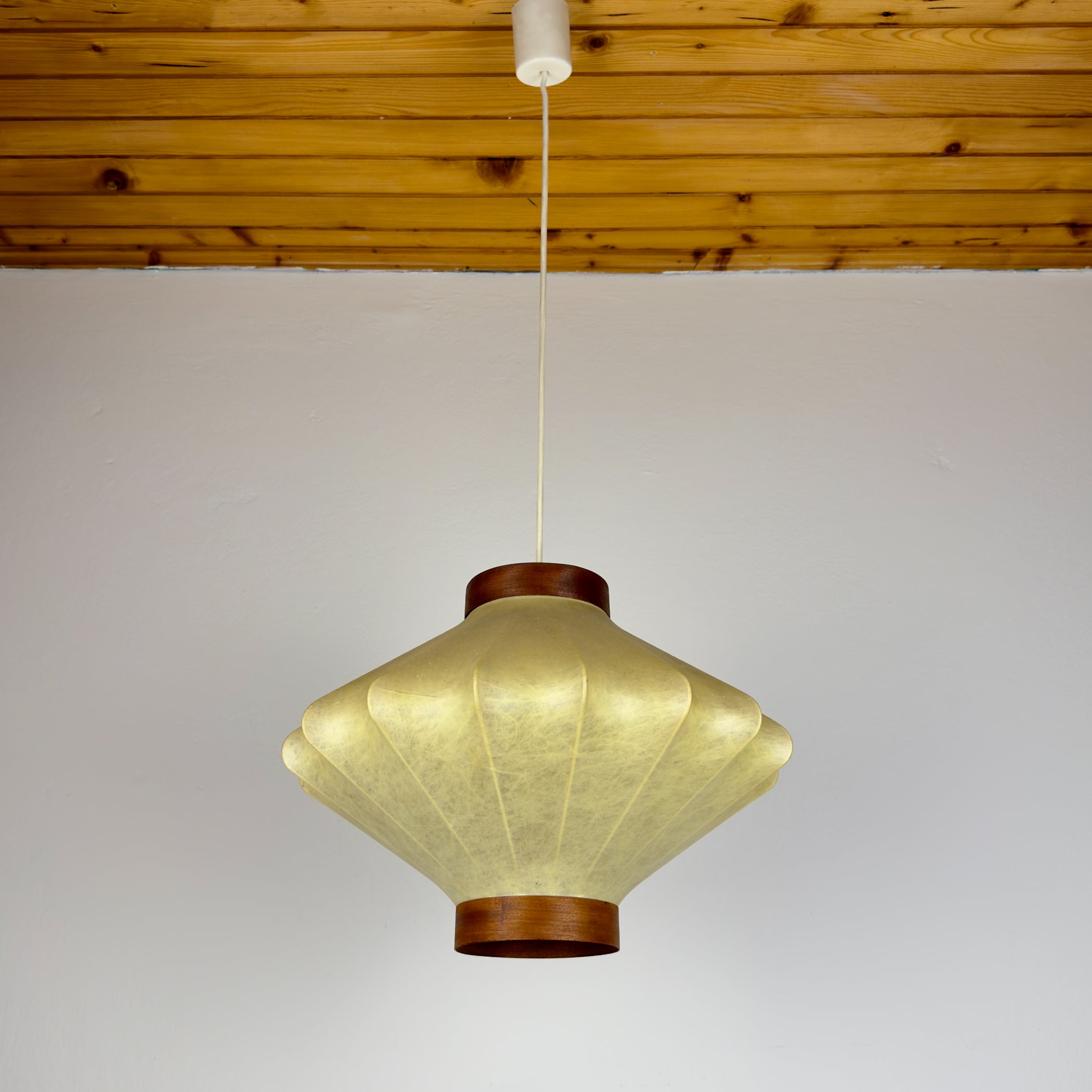 Mid-century cocoon pendant lamp, Achille Castiglioni, Italy 1960s