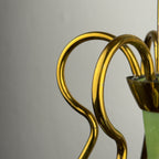 Vintage Stilnovo chandelier, Italy 1940-50s