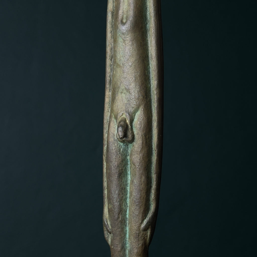 Vintage Bronze Sculpture Ombra della Sera, Italy 1950-70s