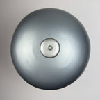 Grey industrial metal desk lamp Italy, 1960s
