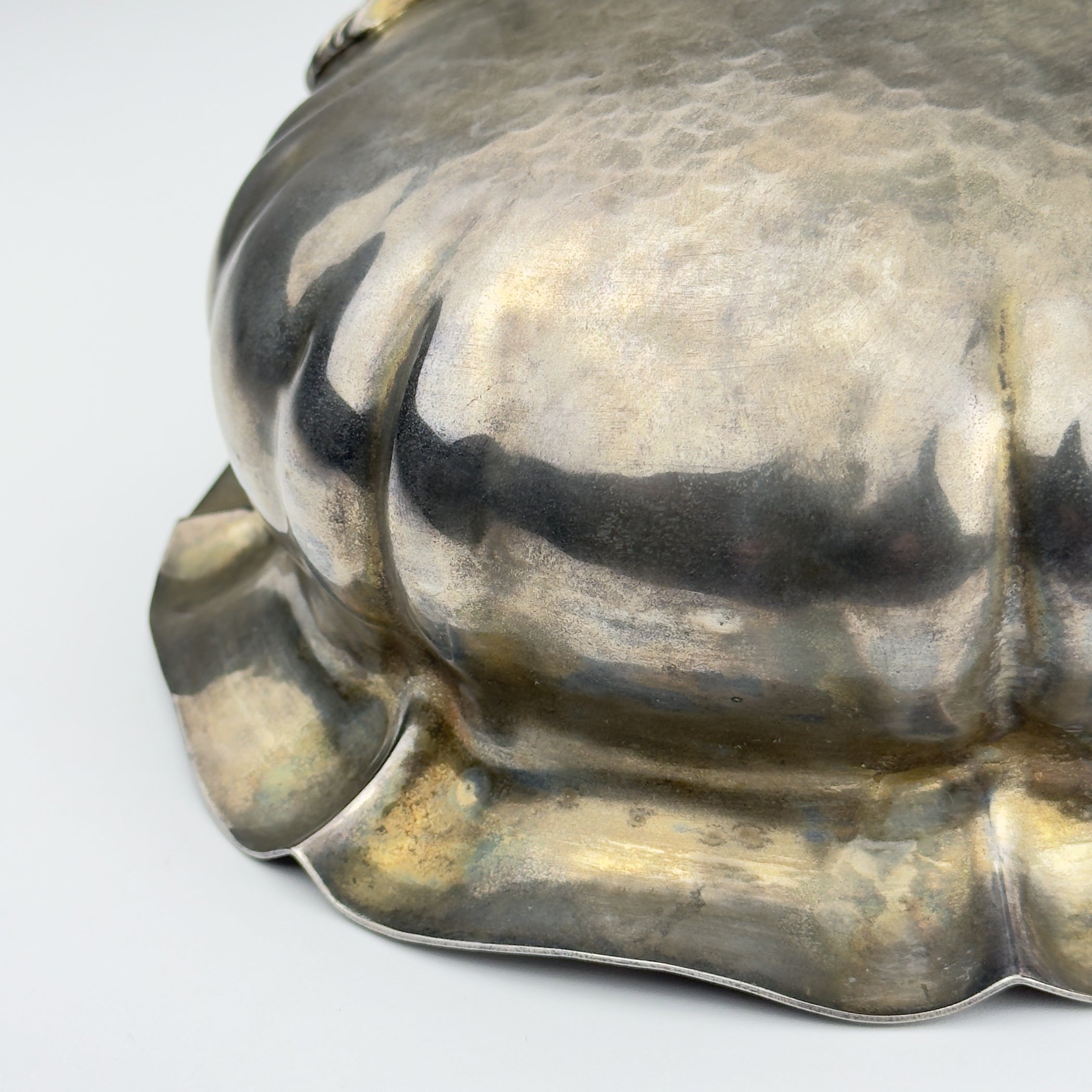 Vintage Silver Plated Bread Basket or Fruit Dish, Italy, 1950s