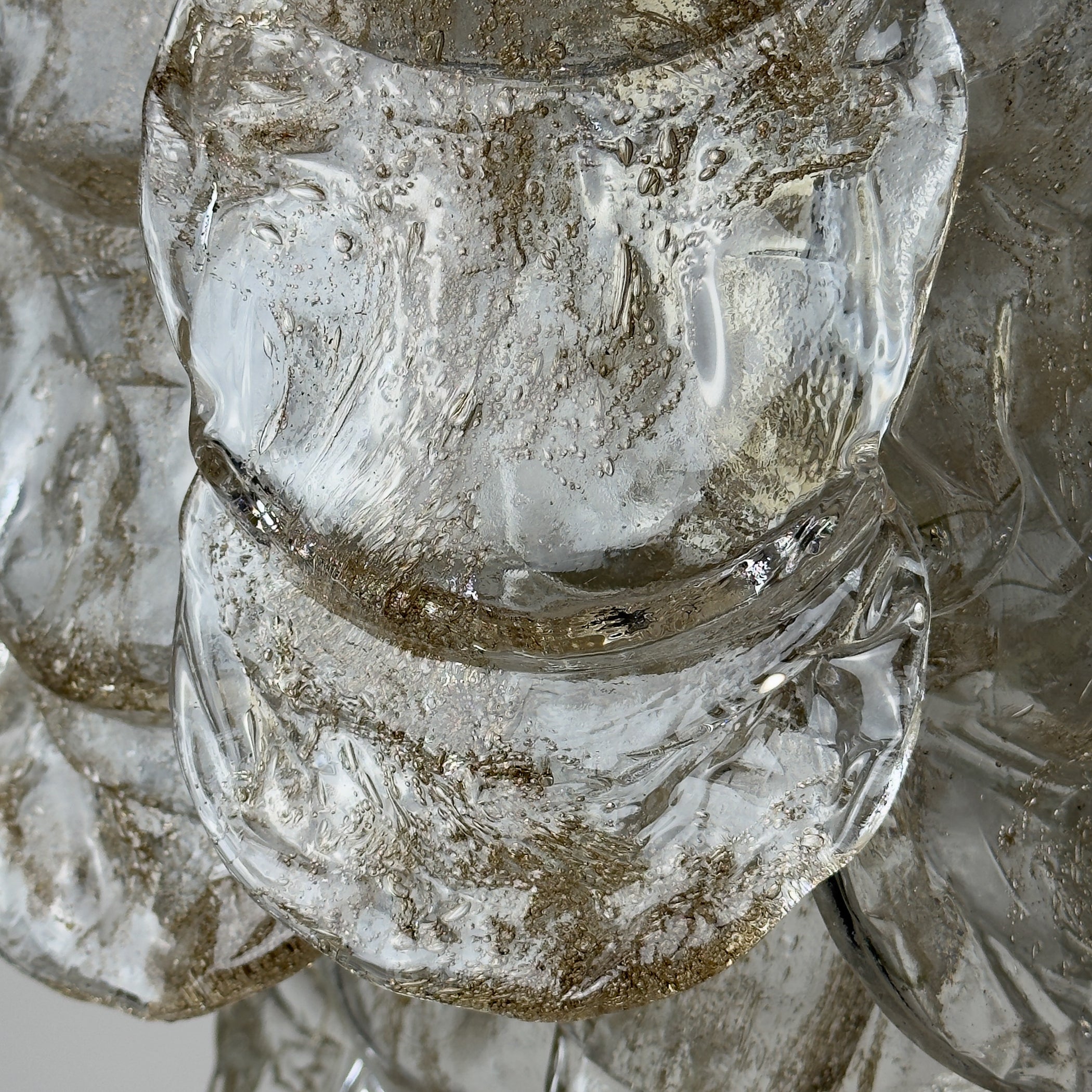 Vintage Murano chandelier by Mazzega, Italy 1970s