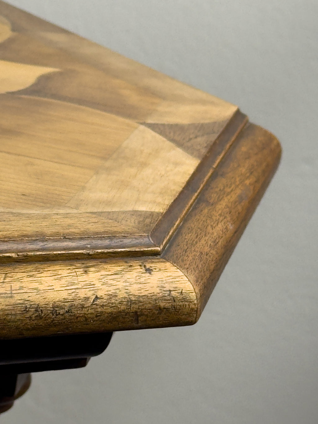 Vintage wooden side table, Italy 1950s