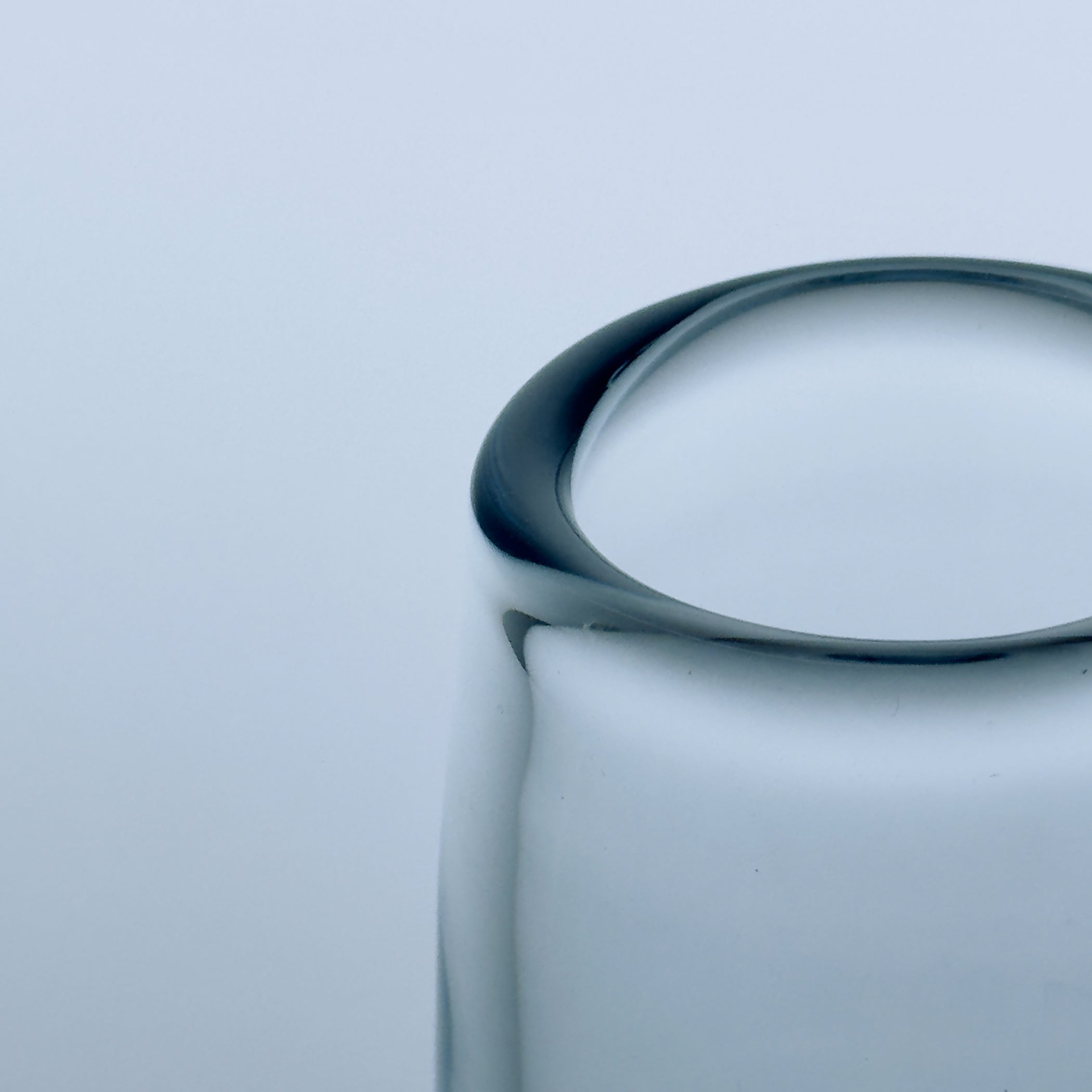 Original blue glass vase by Per Lütken for Holmegaard, Denmark, 1960s