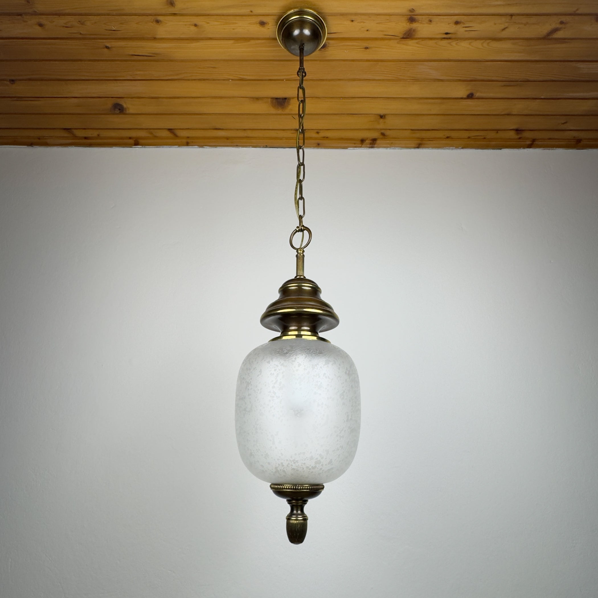 Vintage pendant lamp by Gaetano Sciolari, Italy, 1960s