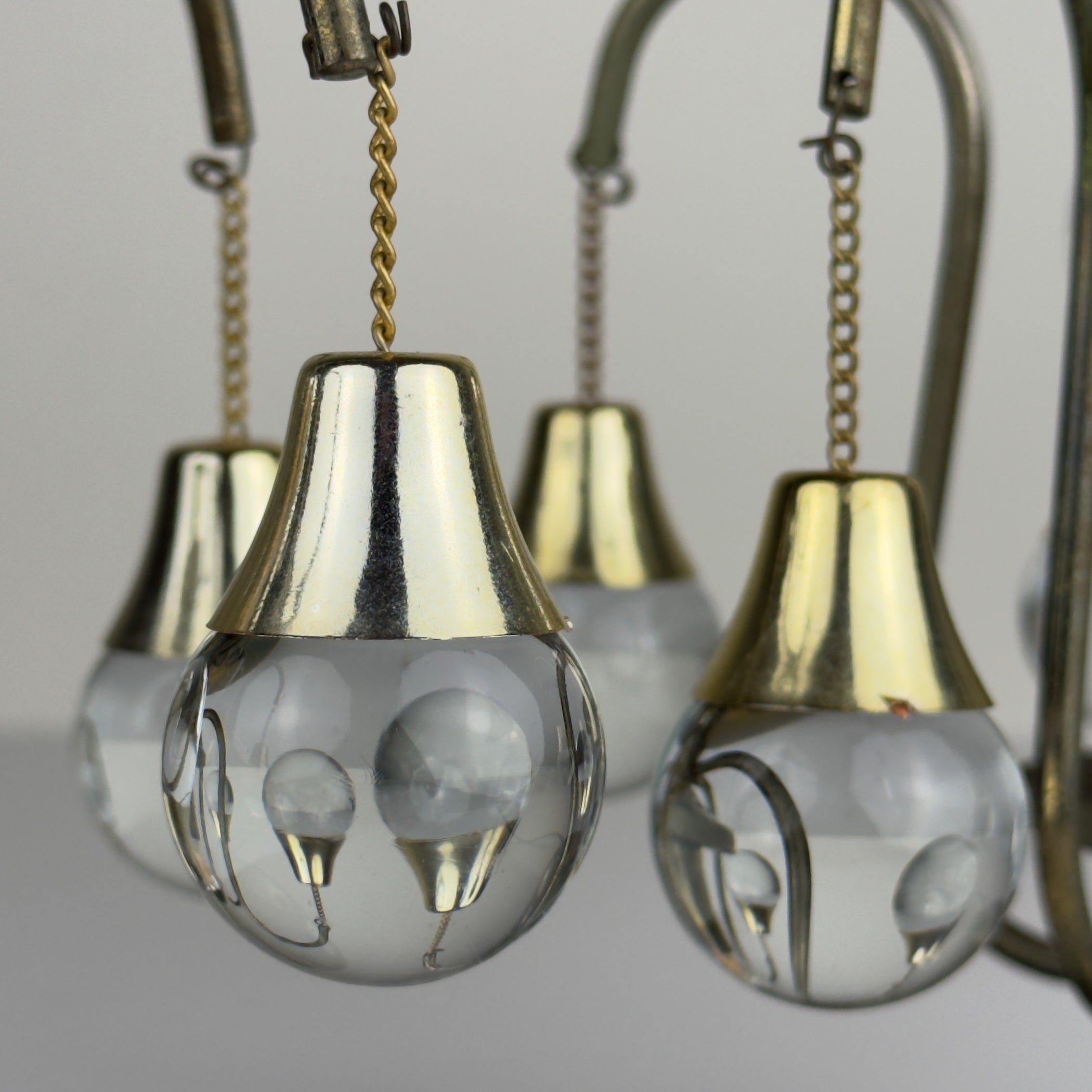 Vintage murano table lamps, Set of 2, Italy 1960s