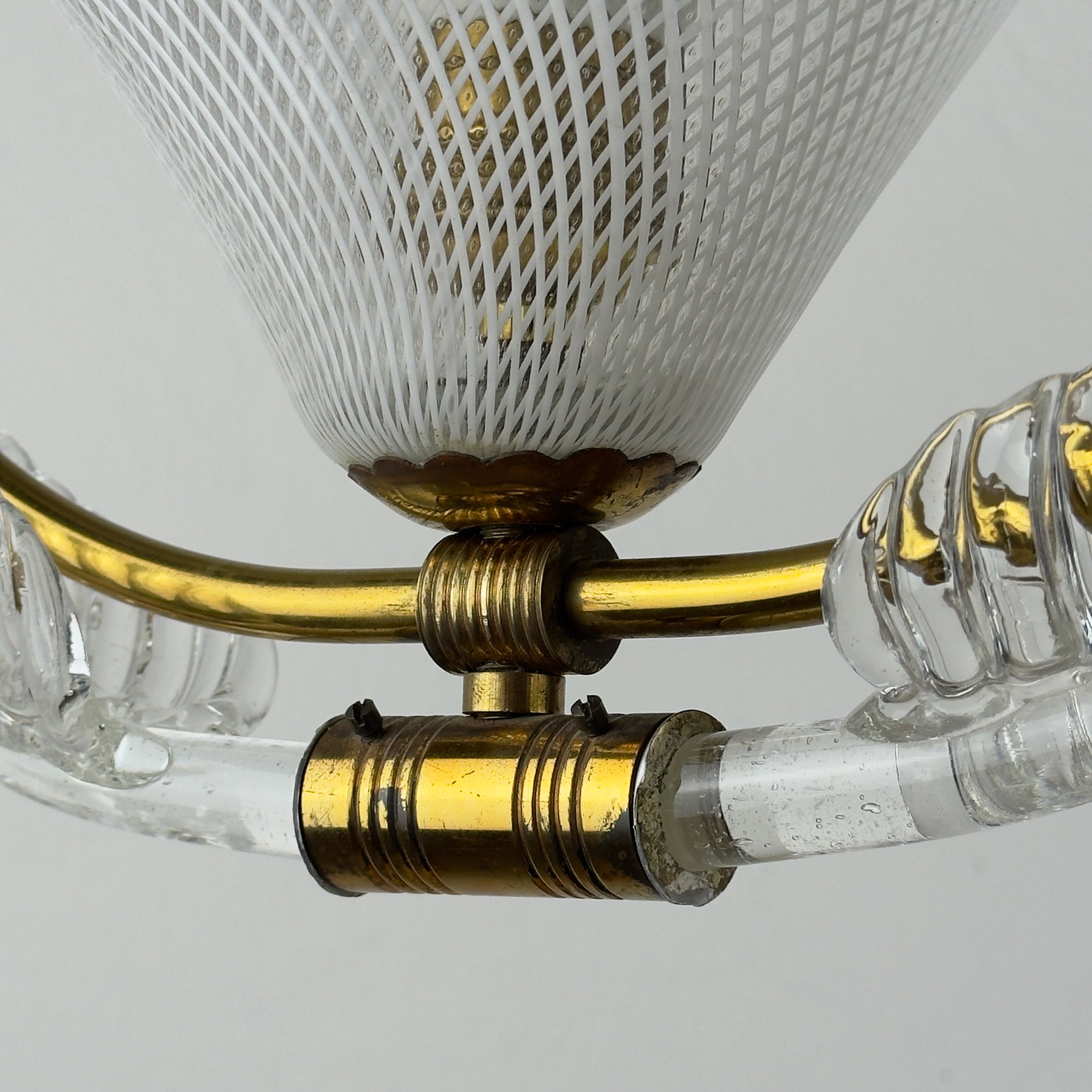 Vintage Murano chandelier by Barovier & Toso, Italy 1930s