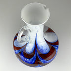 Murano glass hand-cut pitcher by Carlo Moretti Italy 1970s original murano jug