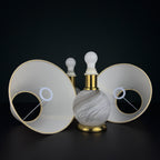 Vintage Murano Table Lamps, Italy 1970s, Set of 2