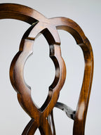 Vintage dining chair with arms, Italy 1950s