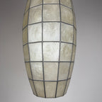 Vintage Capiz Shell Pendant Lamp, Italy 1960s