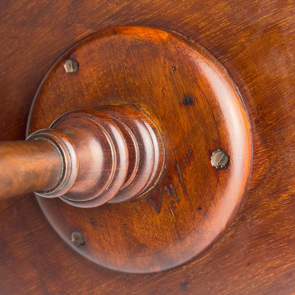 Antique Mahogany Wine Table, England 1900s