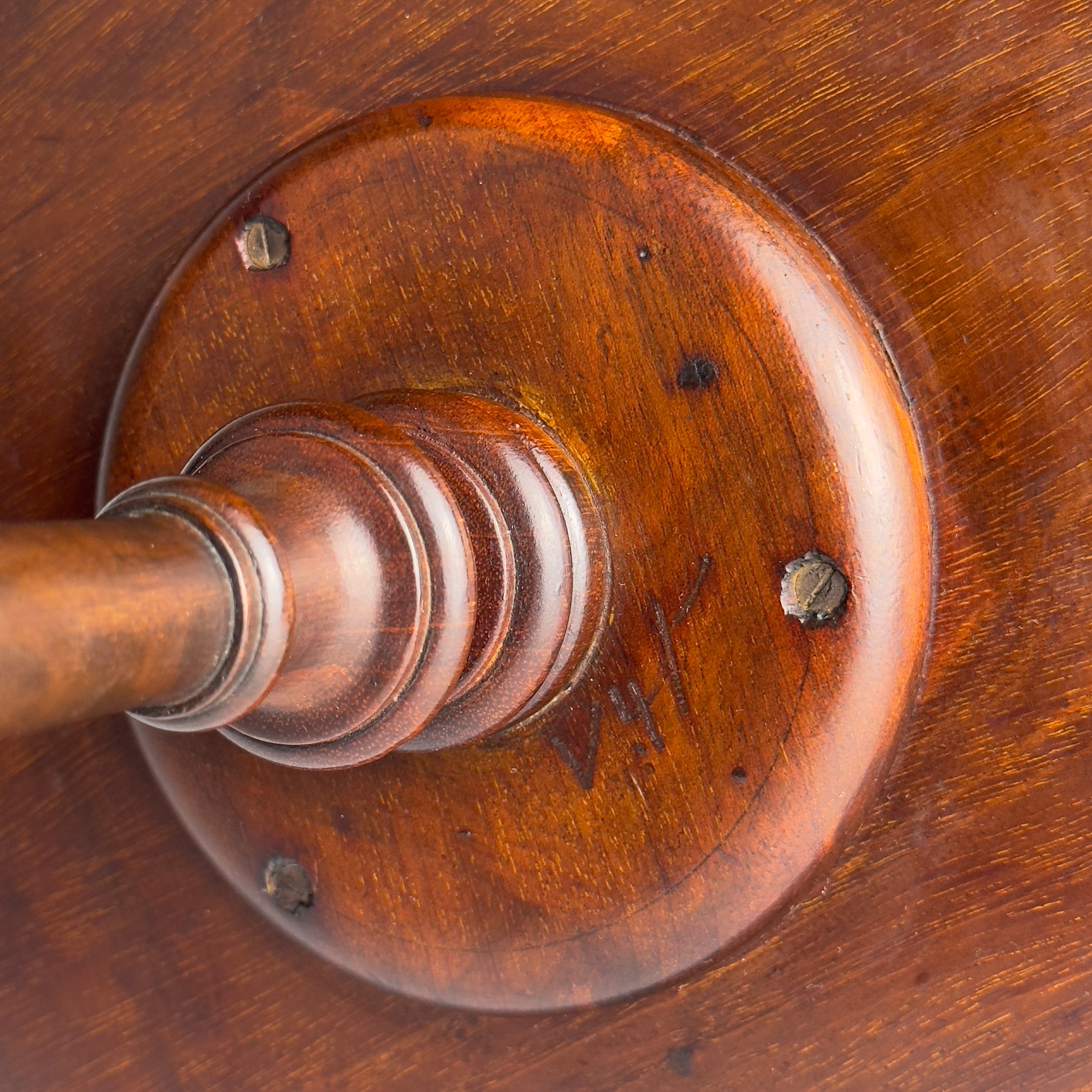 Antique Mahogany Wine Table, England 1900s