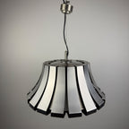 Vintage metal pendant lamp by Elio Martinelli for Martinelli Luce, Italy 1960s