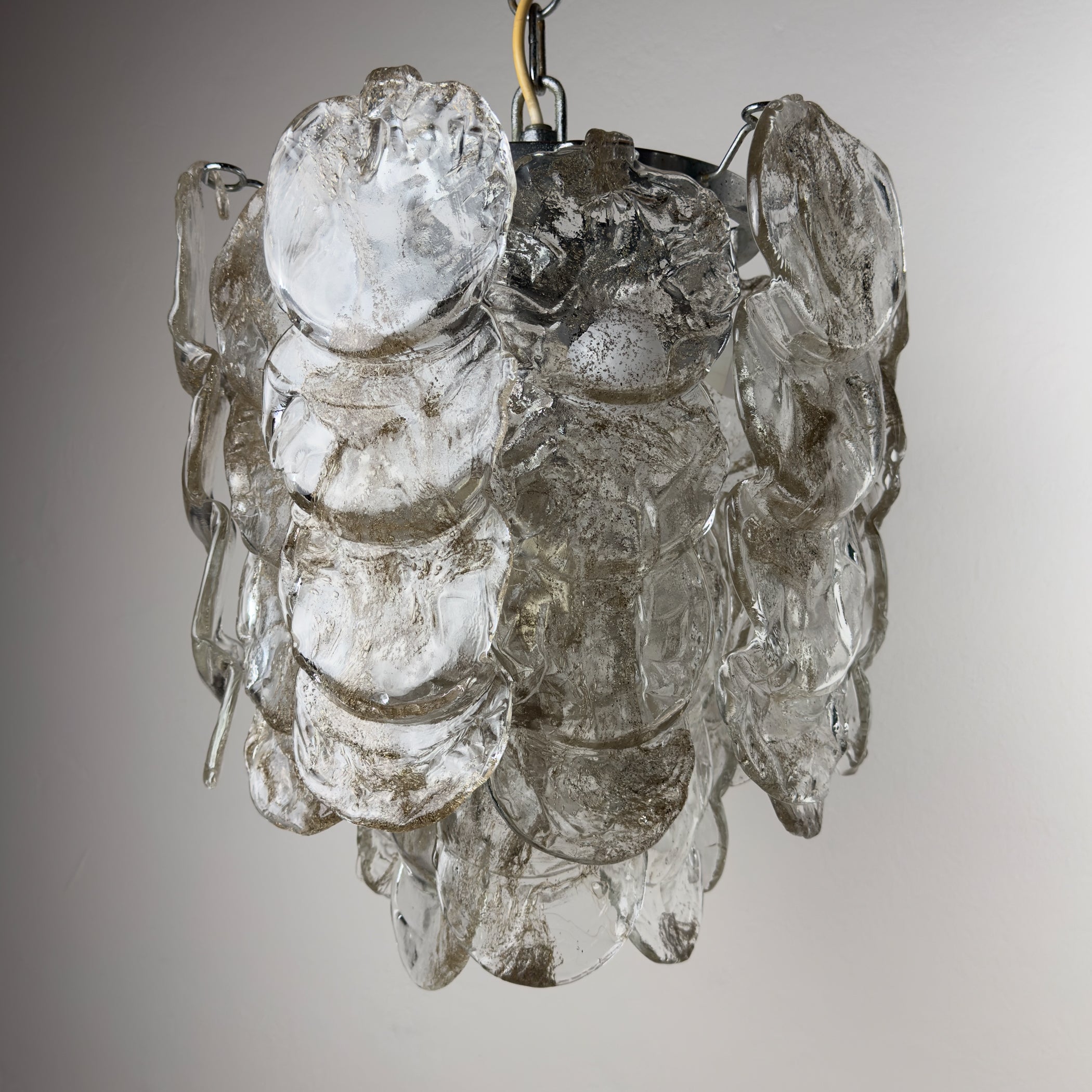 Vintage Murano chandelier by Mazzega, Italy 1970s