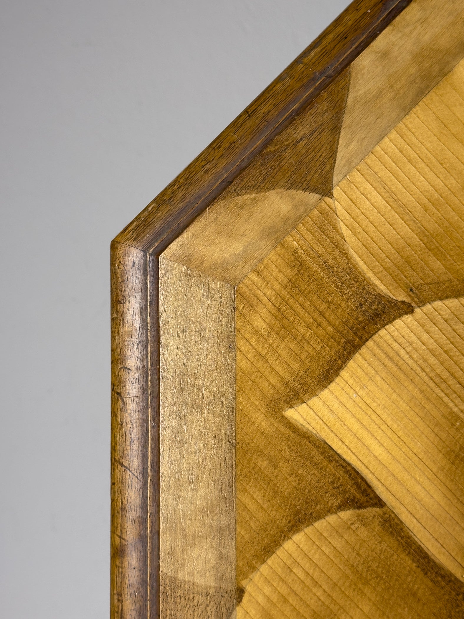 Vintage wooden side table, Italy 1950s