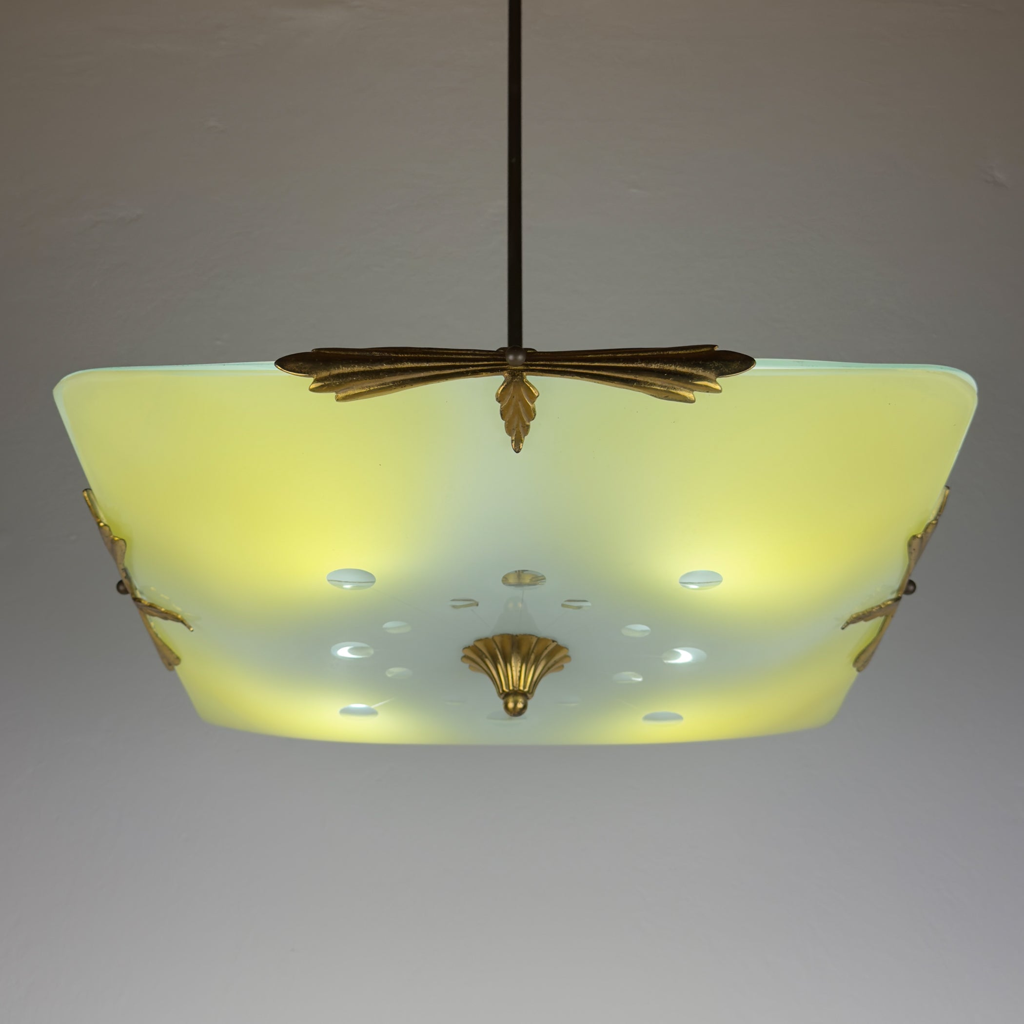 Art Deco Vintage Chandelier, Italy 1930s