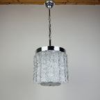 Vintage murano glass chandelier Tronchi by Toni Zuccheri for Venini, Italy 1960s