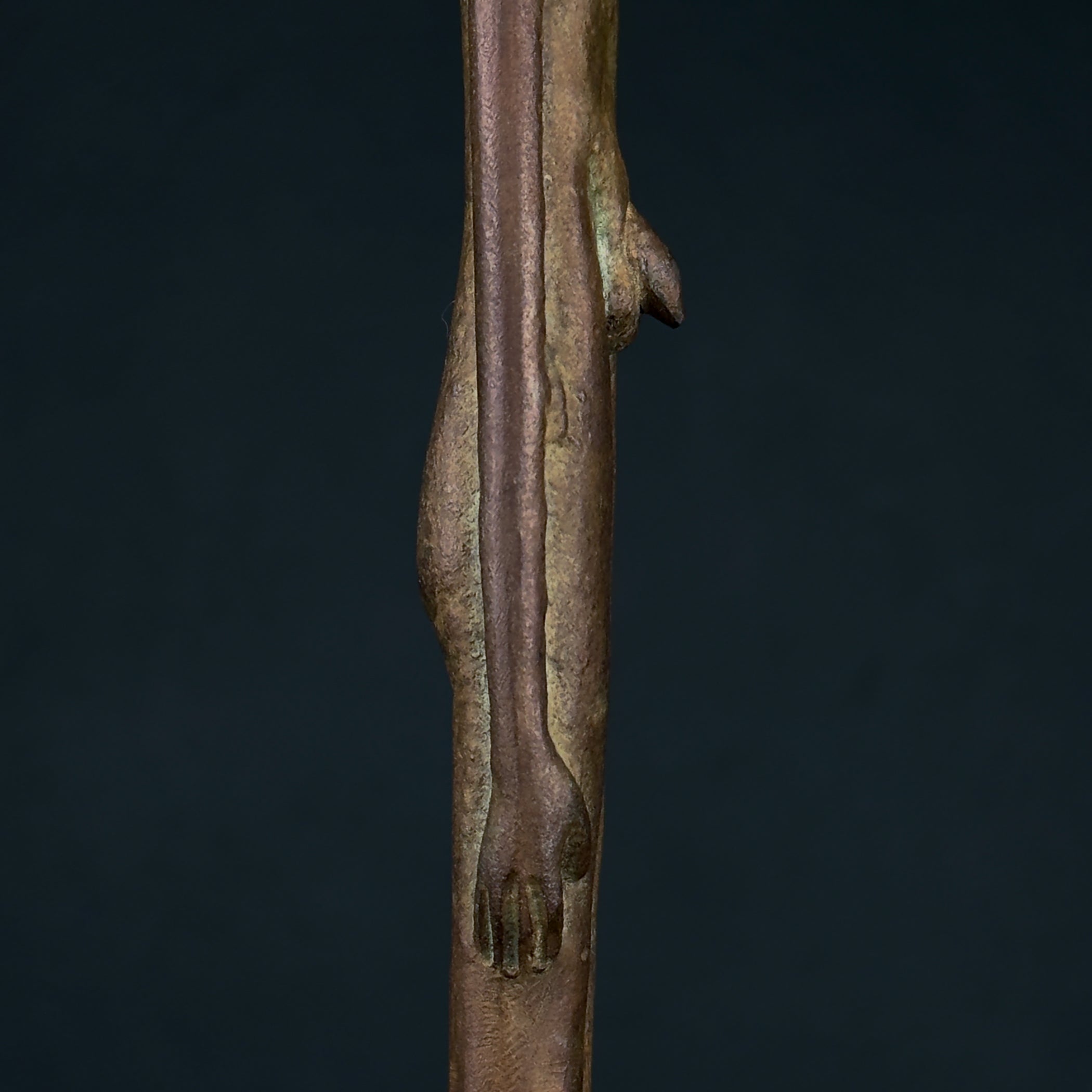 Vintage Bronze Sculpture Ombra della Sera, Italy 1950-70s