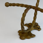 Antique bronze wall hook, Italy early 20th century