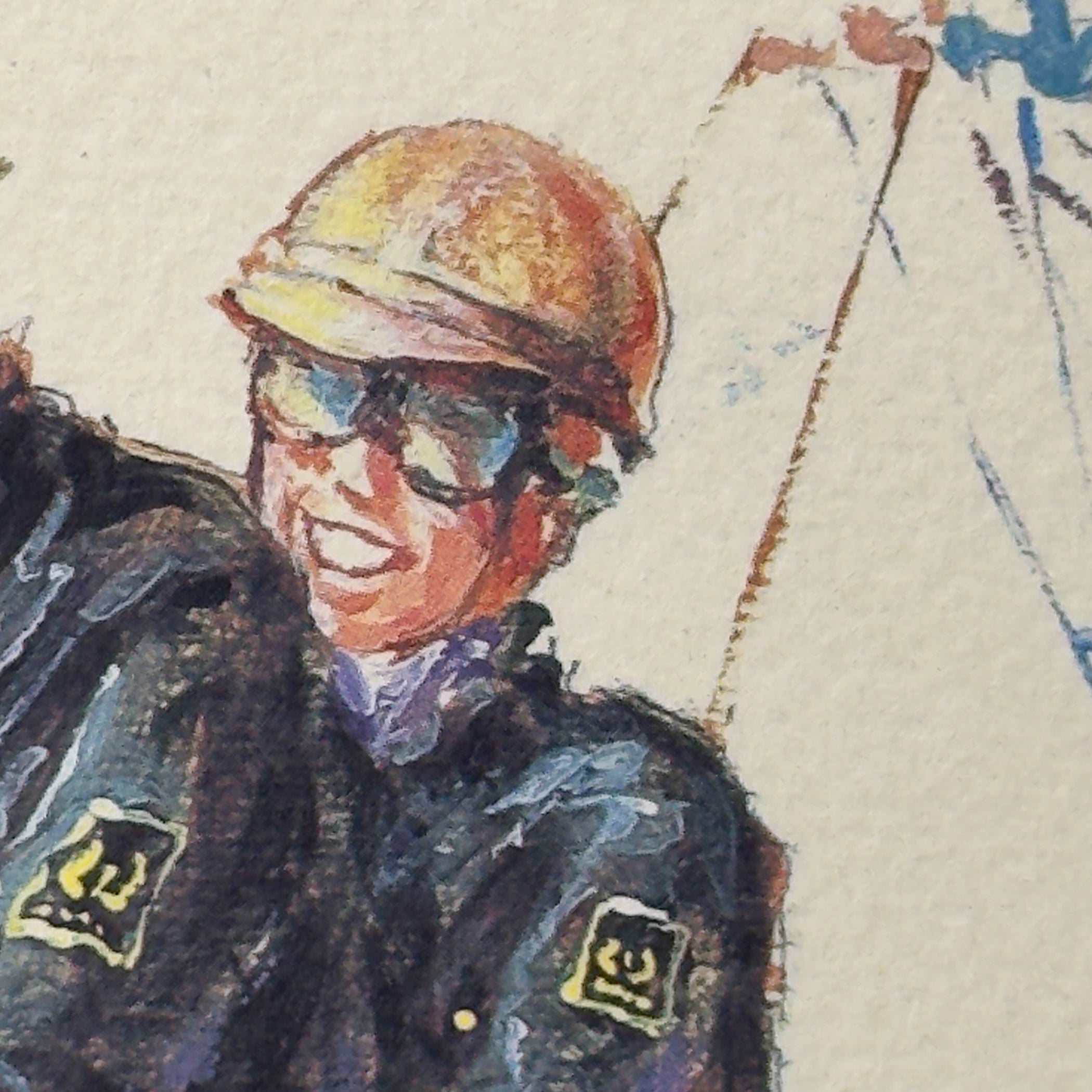 Limited edition lithograph 103/200 by Brioschi, Italy, 1970s