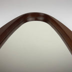 Mid-century Wall Mirror with Teak, Italy 1960s
