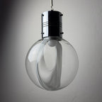 Vintage pendant lamp Membrane by Toni Zuccheri for Venini, Italy 1960s