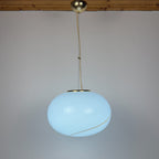 Classic swirl murano pendant lamp Vetri Murano, Italy 1970s