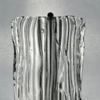 Mid-century murano glass chandelier Eliche by Venini Italy 1960s