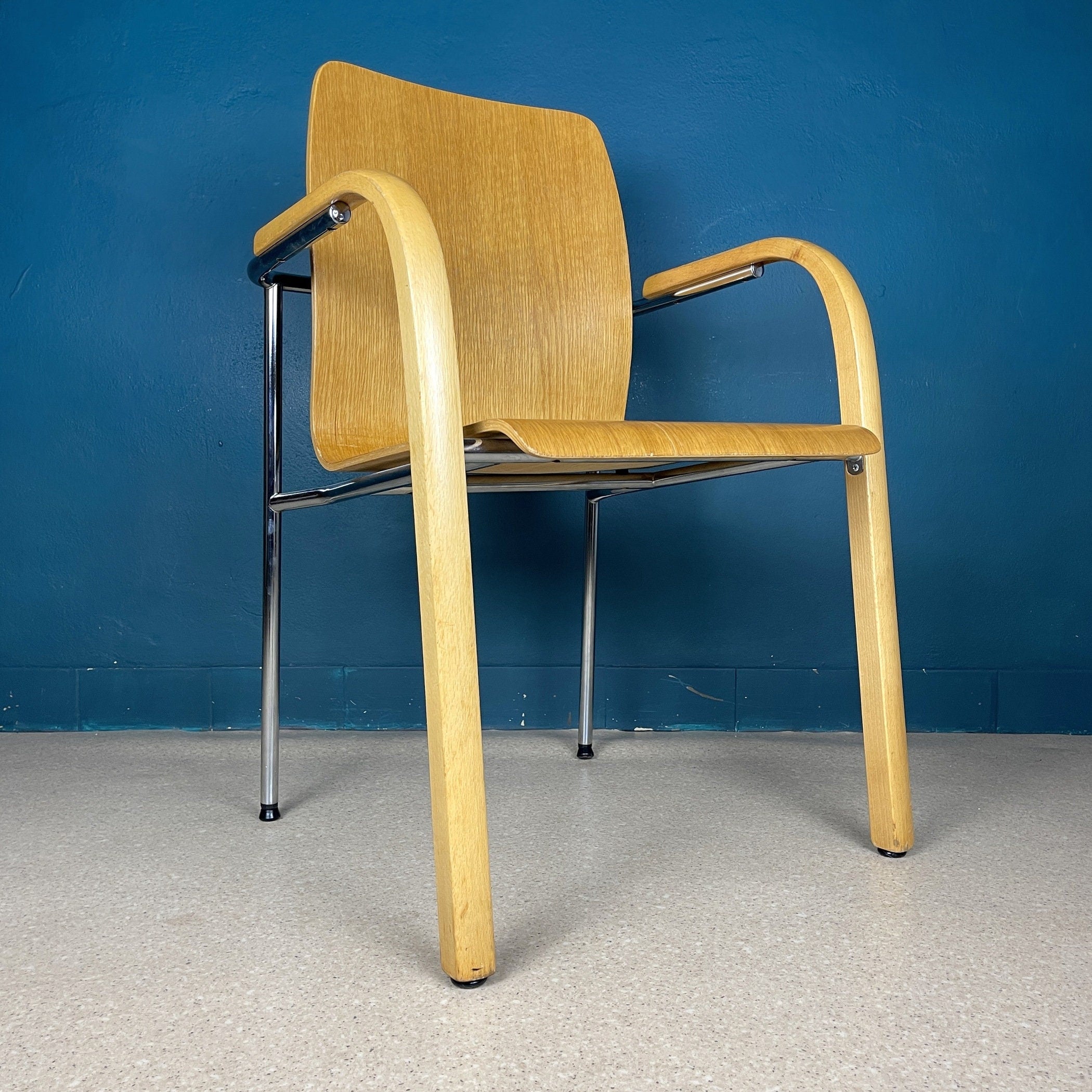 Vintage Bent Plywood Dining Chair by Stol Kamnik, Yugoslavia 1980s