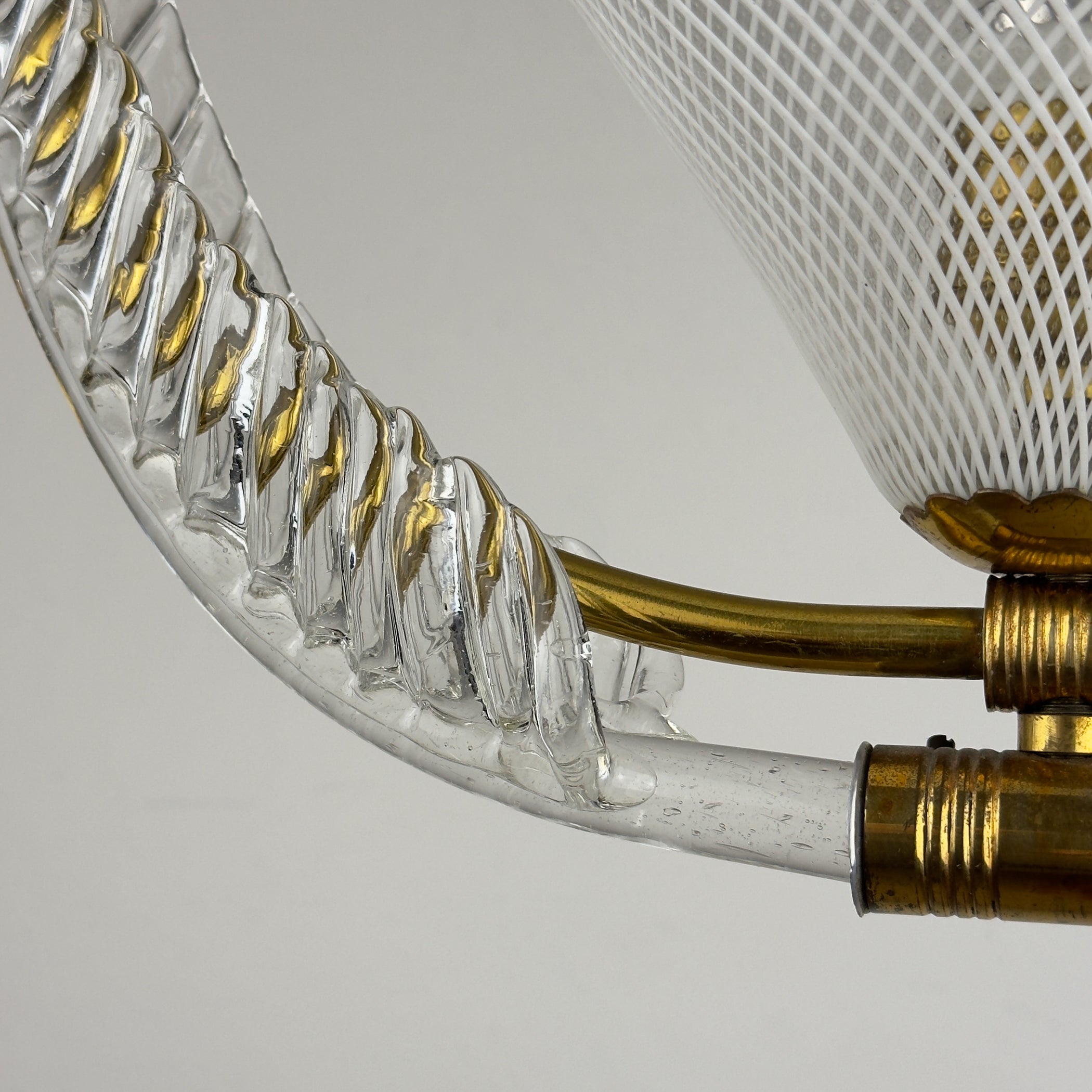 Vintage Murano chandelier by Barovier & Toso, Italy 1930s