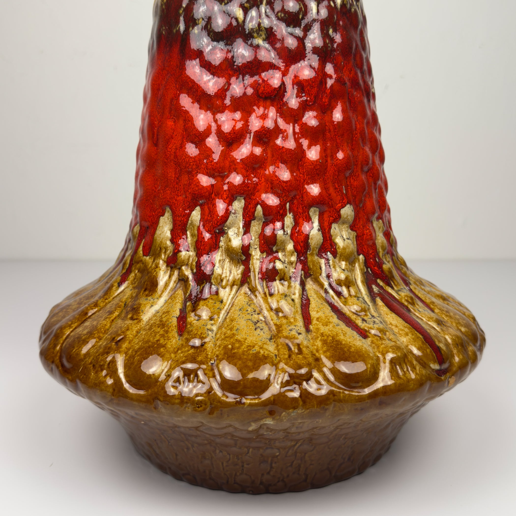 Vintage Ceramic table lamp LAVA by KIL Liboje, Yugoslavia, 1960s