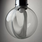 Vintage pendant lamp Membrane by Toni Zuccheri for Venini, Italy 1960s