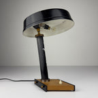 Vintage metal desk lamp by Oscar Torlasco, Italy 1950s