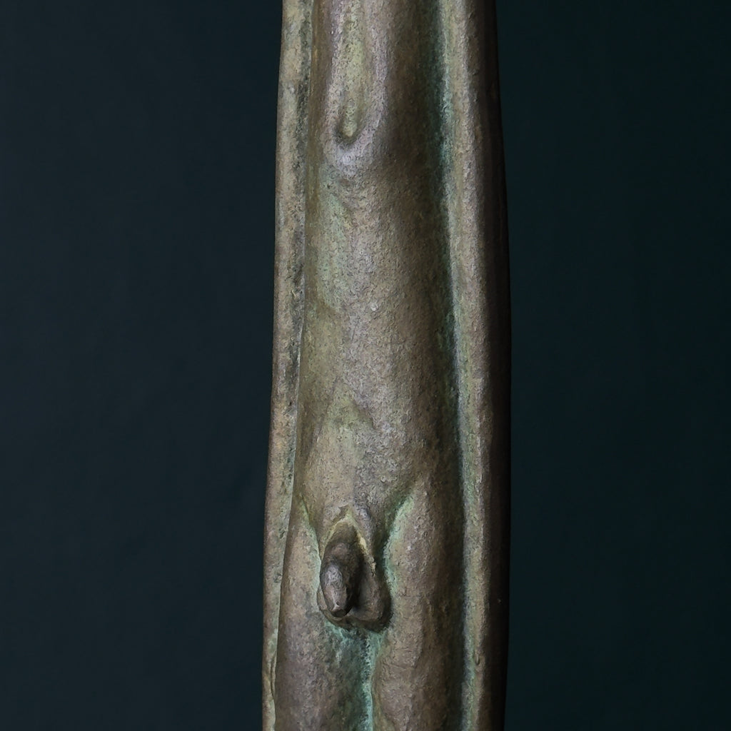 Vintage Bronze Sculpture Ombra della Sera, Italy 1950-70s