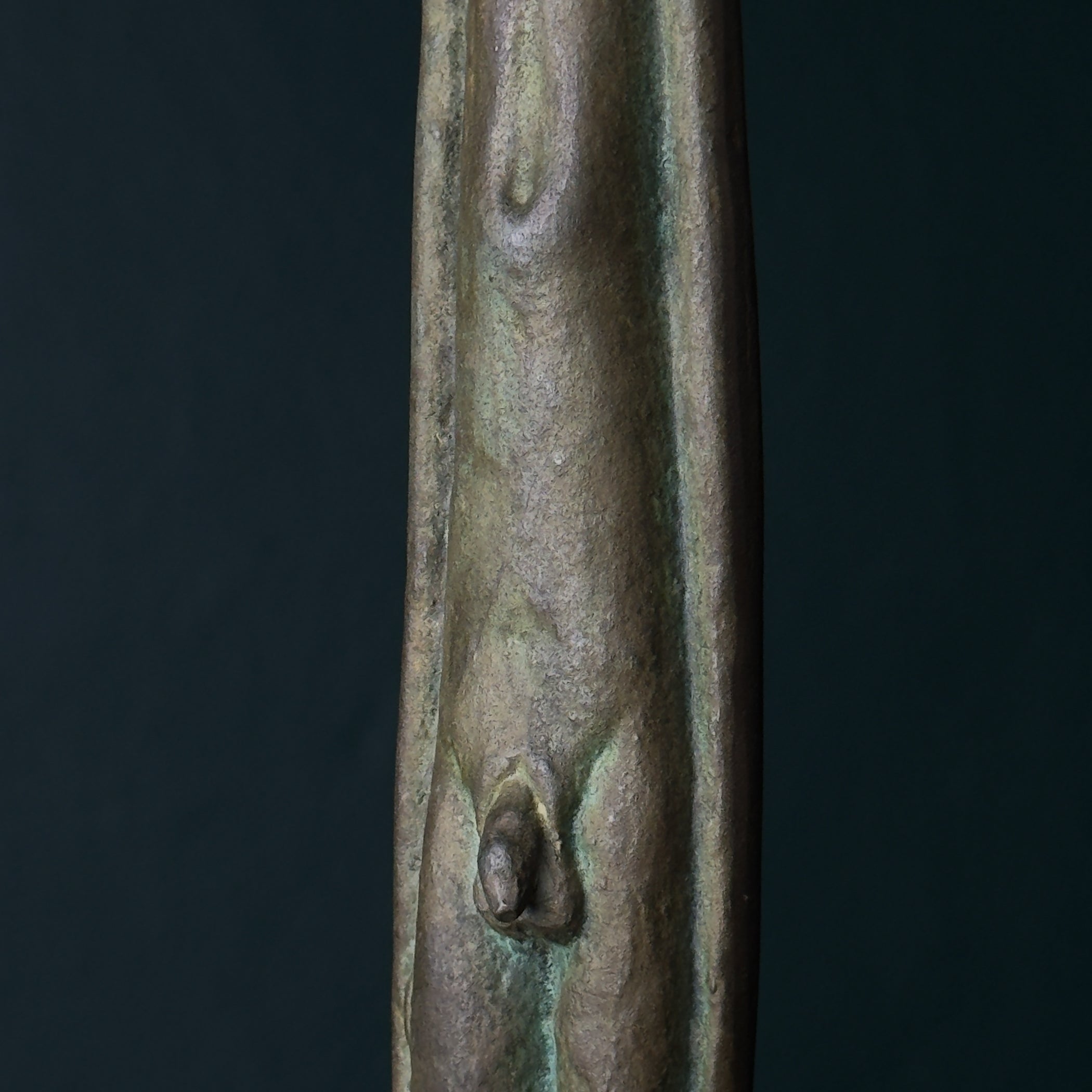 Vintage Bronze Sculpture Ombra della Sera, Italy 1950-70s