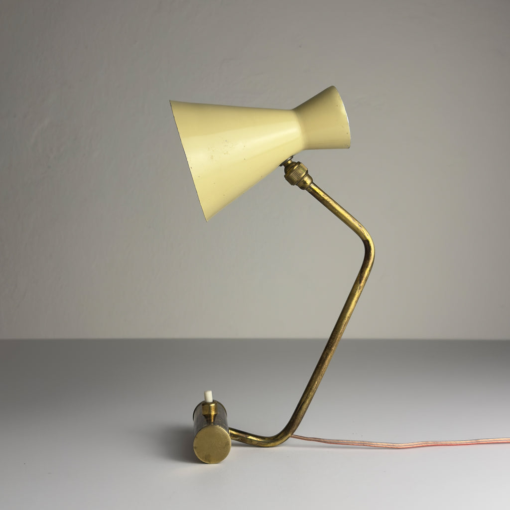 Vintage metal table lamp by Stilnovo, Italy 1950s