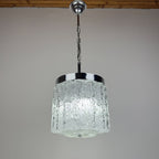 Vintage murano glass chandelier Tronchi by Toni Zuccheri for Venini, Italy 1960s