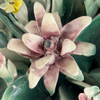 Vintage Capodimonte Ceramic Flower Basket, Italy 1960s