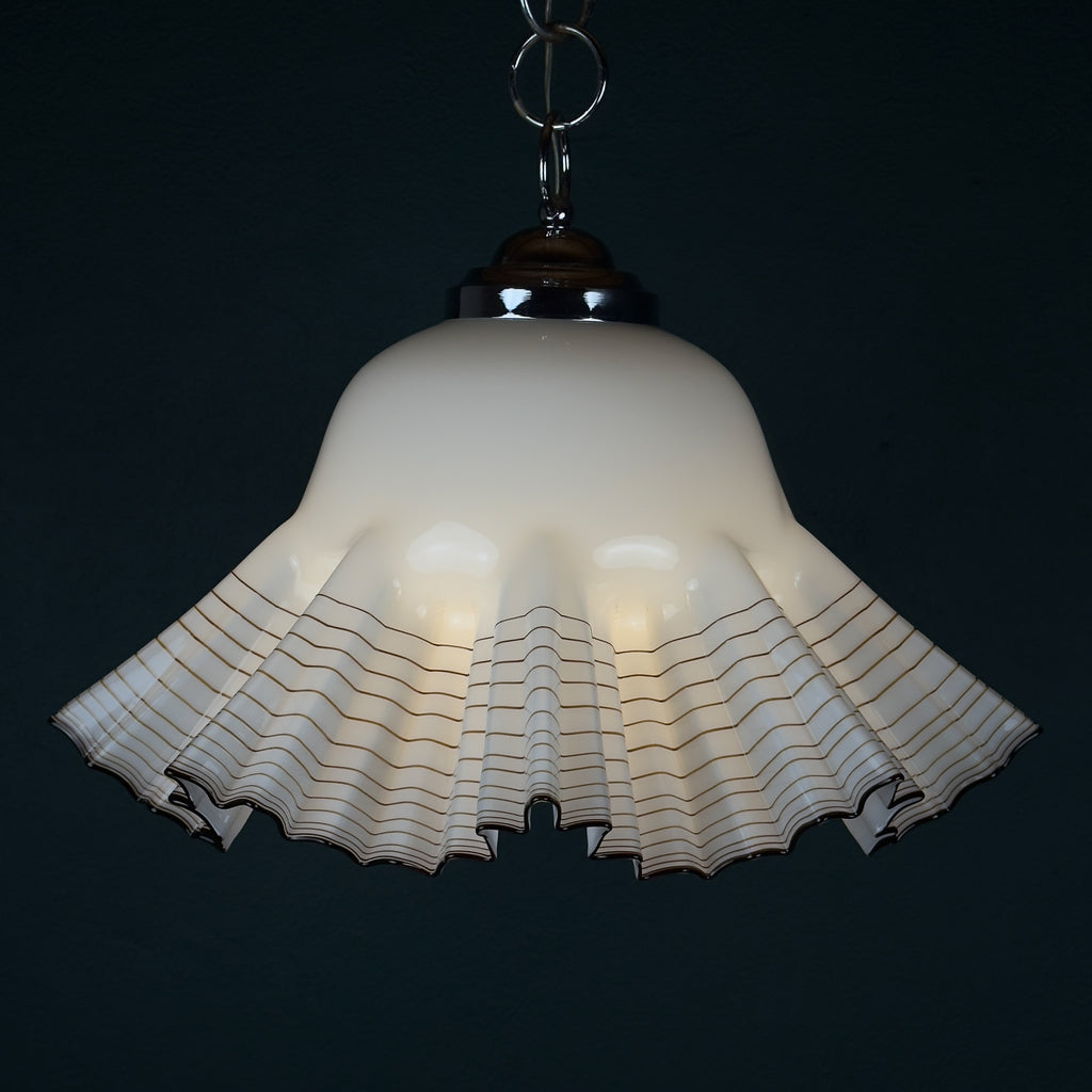 Vintage Murano pendant lamp by Vetreria De Majo, Italy 1970s