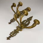 Antique Empire Bronze Wall Candle Sconces, Italy, Early 20th Century, Set of 2