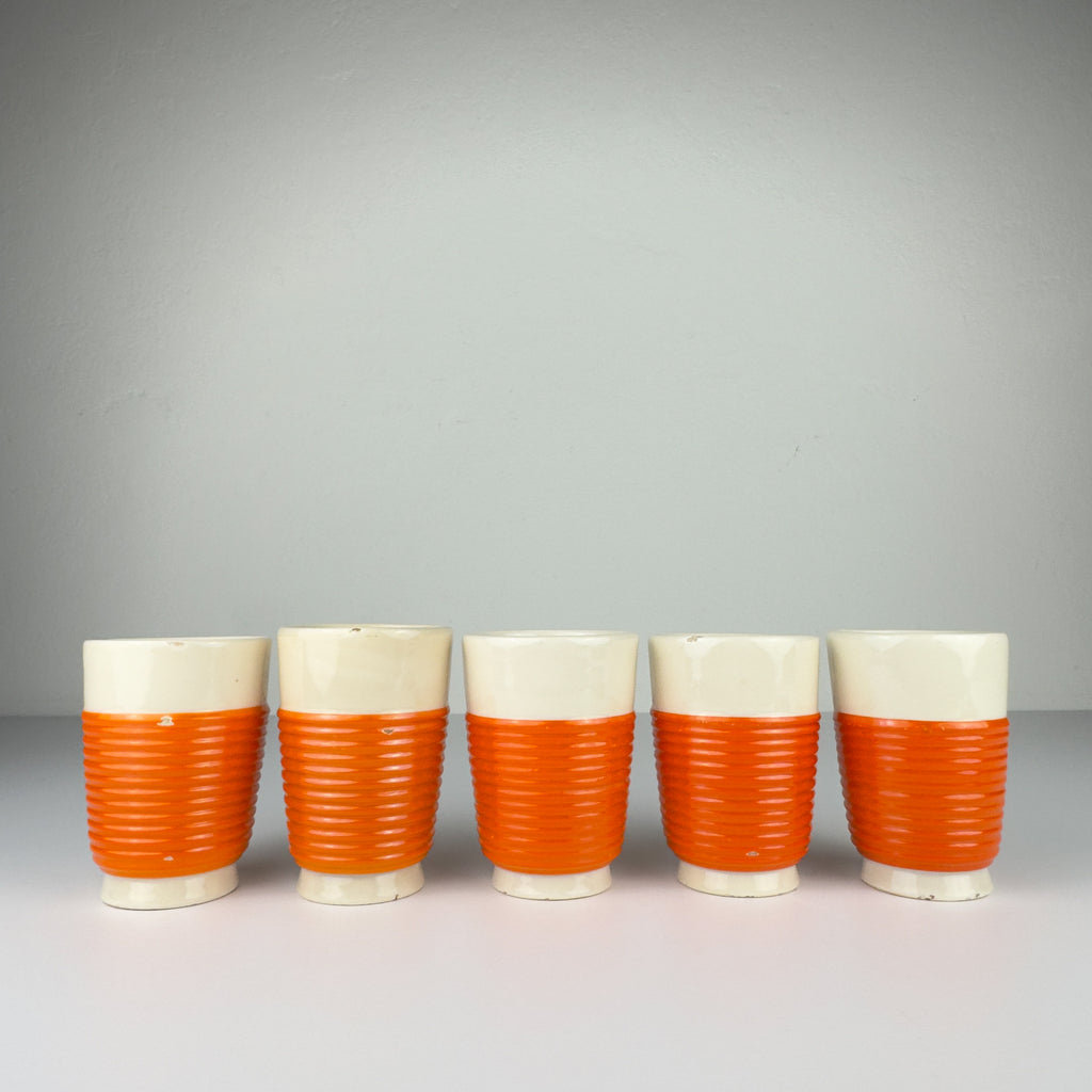 Vintage set of water from Ceramiche Rometti Umbertide, Italy 1930s