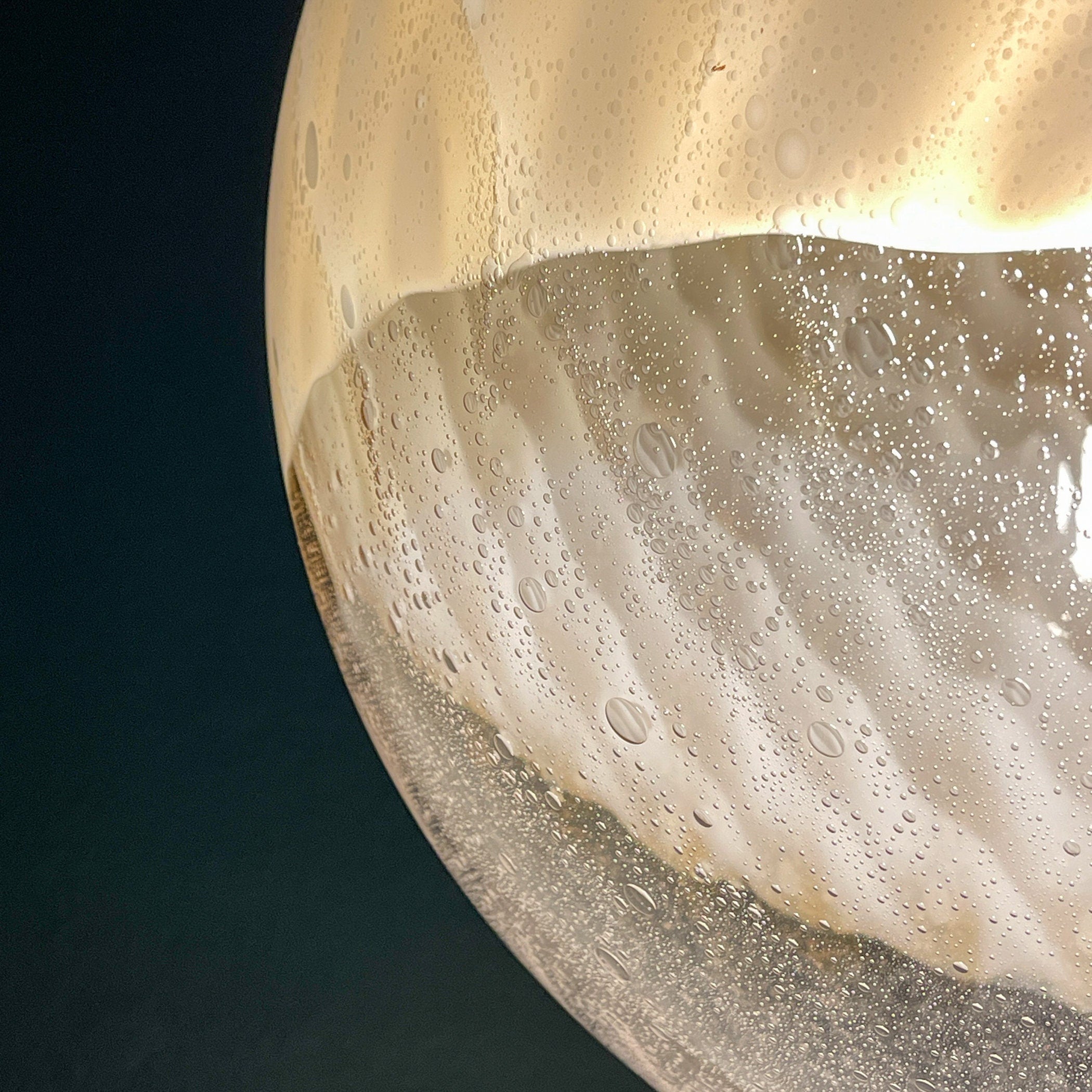 Vintage large murano ball pendant lamp by VeArt, Italy 1970s