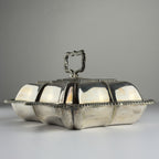 Antique Silver Plated Sheffield Serving Dish And Cover, England, early 20th century