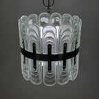 Vintage large crystal chandelier by Kaiser Leuchten, Germany 1960s