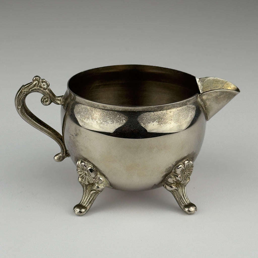 Vintage Metal Coffee or Tea Set of 3, Italy 1980s
